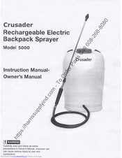 Crusader 5000 Instructions And Owner's Manual
