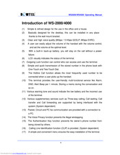 Dowtel WS-4000 Operating Manual