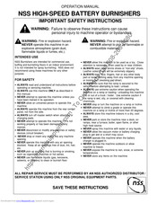 NSS charger 2500 Operation Manual