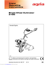 Agria 3100 Operating Instructions Manual