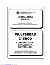 Wulfsberg C-5000 Installation Manual