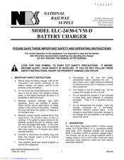 NRS ELC-24/30-CVM-D Nstalling, Operating And Service Instructions