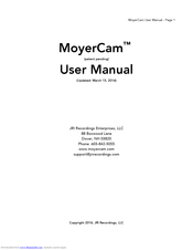 JRI Recordings Enterprises MoyerCam User Manual