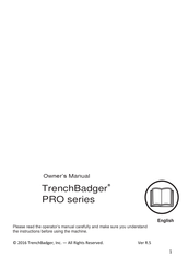 TrenchBadger Pro 12 Owner's Manual