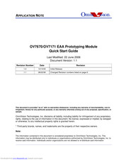 Omnivision OV7670 Quick Start Manual
