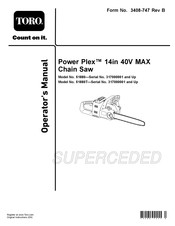 Toro Power Plex 51880T Operator's Manual