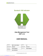 DMT Serstech 100 User Manual