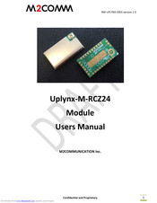 M2COMM Uplynx-M-RCZ24 User Manual