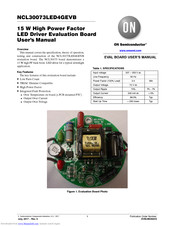 ON Semiconductor NCL30073LED4GEVB User Manual