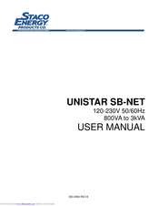 Staco Energy UNISTAR SB-NET User Manual