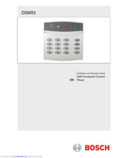 Bosch DS6R2 Installation And Operation Manual