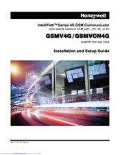 Honeywell GSMV4G Installation And Setup Manual