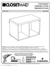 Emerson Closetmaid 33157 Assembly Manual