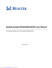 Realtek Ameba RTL8195AM DEV01 User Manual