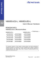 Renesas V850ES/JC3-L User Manual
