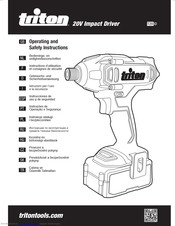 Triton T20 ID Operating And Safety Instructions Manual