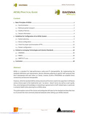 Ravenna AES67 Practical Manual