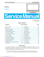 Altek AELT32A1 Service Manual
