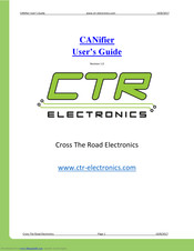 CTR Electronics CANifier User Manual