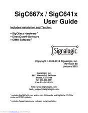 Signalogic SigC641x User Manual