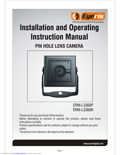 Eyeris ERM-L3360P Installation And Operating Instruction Manual