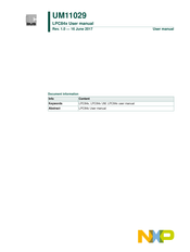 NXP Semiconductors LPC84x User Manual