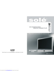 SOLE SLTV20MS3 Owner's Manual