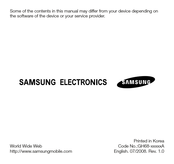 Samsung SGH-H128 User Manual