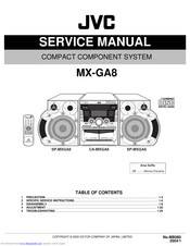 JVC MX-GA8 Service Manual