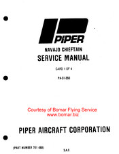 Piper Navajo Chieftain PA-31-350 Service Manual
