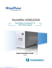 HighPoint RocketStor 6328L Quick Installation Manual