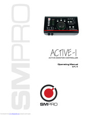 SMPro Active-1 Operating Manual