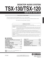 Yamaha TSX-130 Service Manual