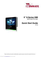 Winmate W05TA3S-PCT3AC Quick Start Manual