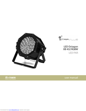 thomann Stairville LED Octagon XB 432 RGBW User Manual