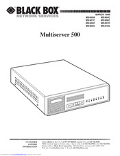 Black Box Multiserver 500 Manual
