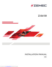 Zenec Z-E6150 Installation Manual