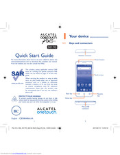 Alcatel Onetouch Pixi 3 5017O Quick Start Manual
