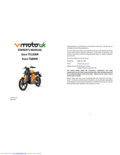 Vmoto UK SOCO TS800R Owner's Manual