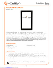 Atlona AT-VTP-550 Installation Manual