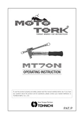 Moto Tork MT70N Operating Instructions Manual