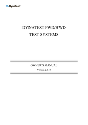 Dynatest HWD Owner's Manual