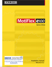 Baldor MotiFlex e100 Installation Manual