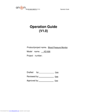 Andon KD-926 Operation Manual