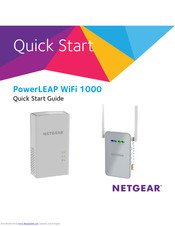 NETGEAR PowerLEAP WiFi 1000 Quick Start Manual