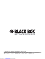Black Box 488 Controller Manual