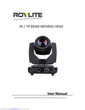 Roylite 5R User Manual