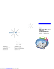 Axesstel ACW-T800 User Manual