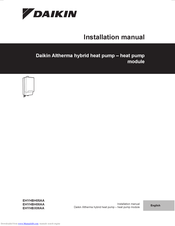 Daikin EHYHBH05AA Installation Manual