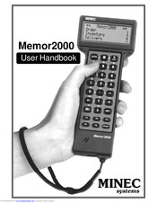 Minec Memor2000 User Handbook Manual